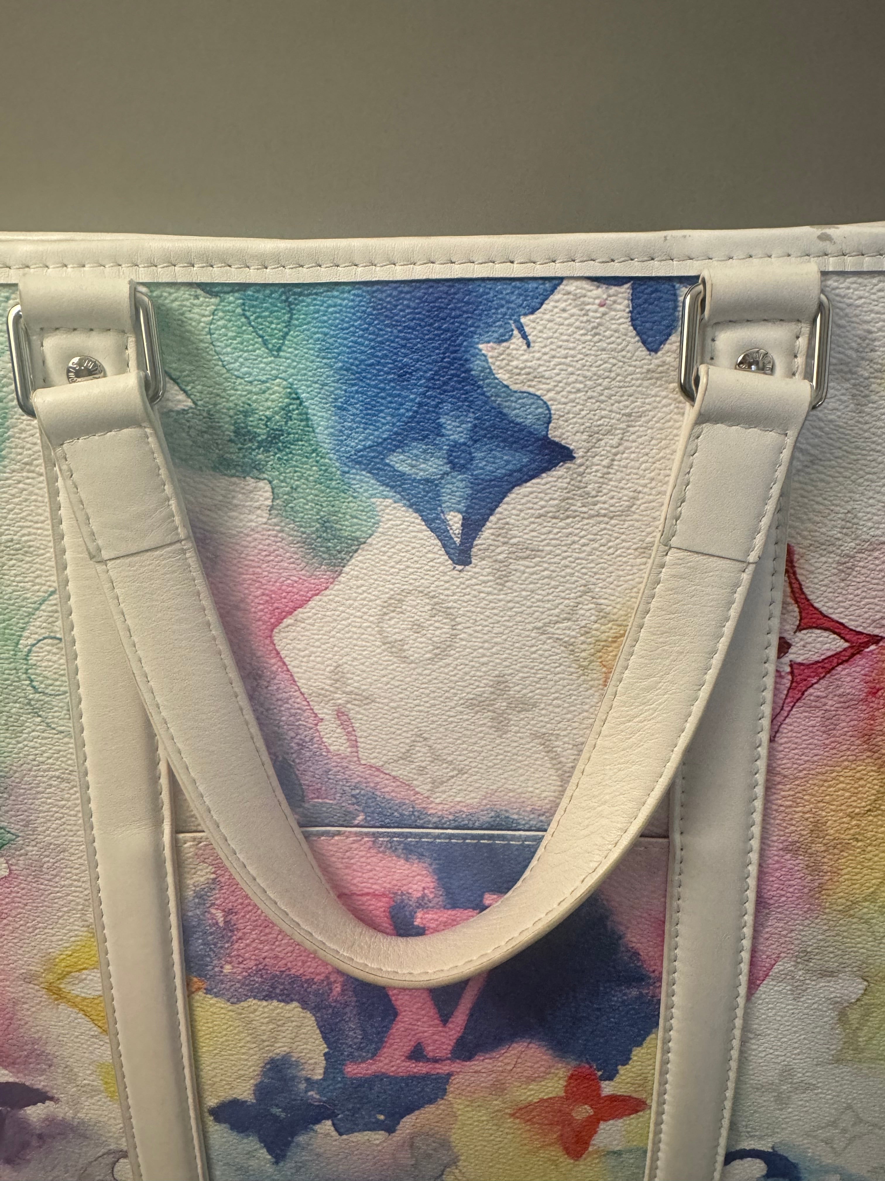 10294 Authentic Pre-loved Louis Vuitton
Weekend Tote GM
in Watercolor Canvas
Super Rare