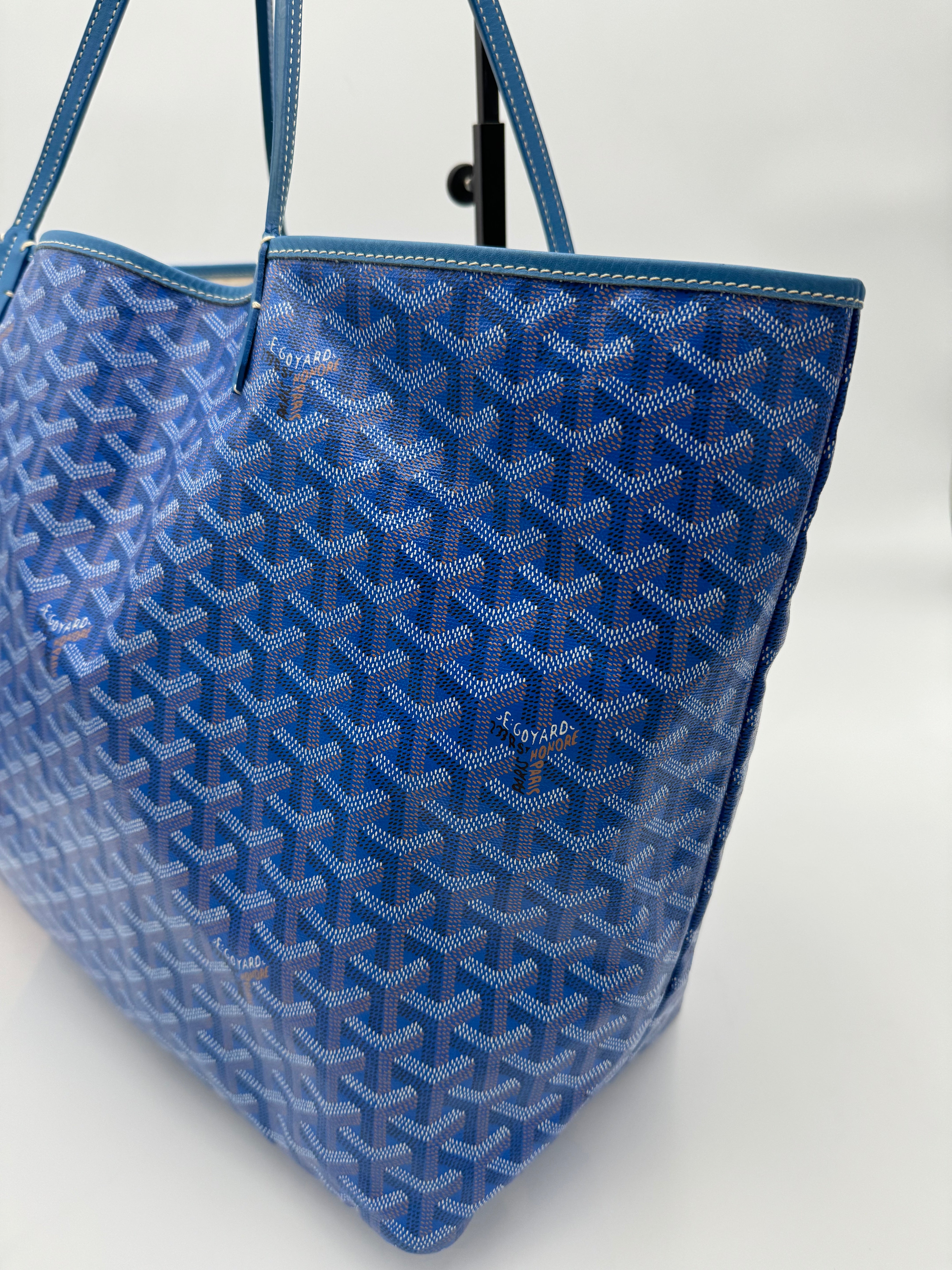 10223 Authentic Pre-Loved Goyard Saint Louis GM Tote in Goyardine Canvas