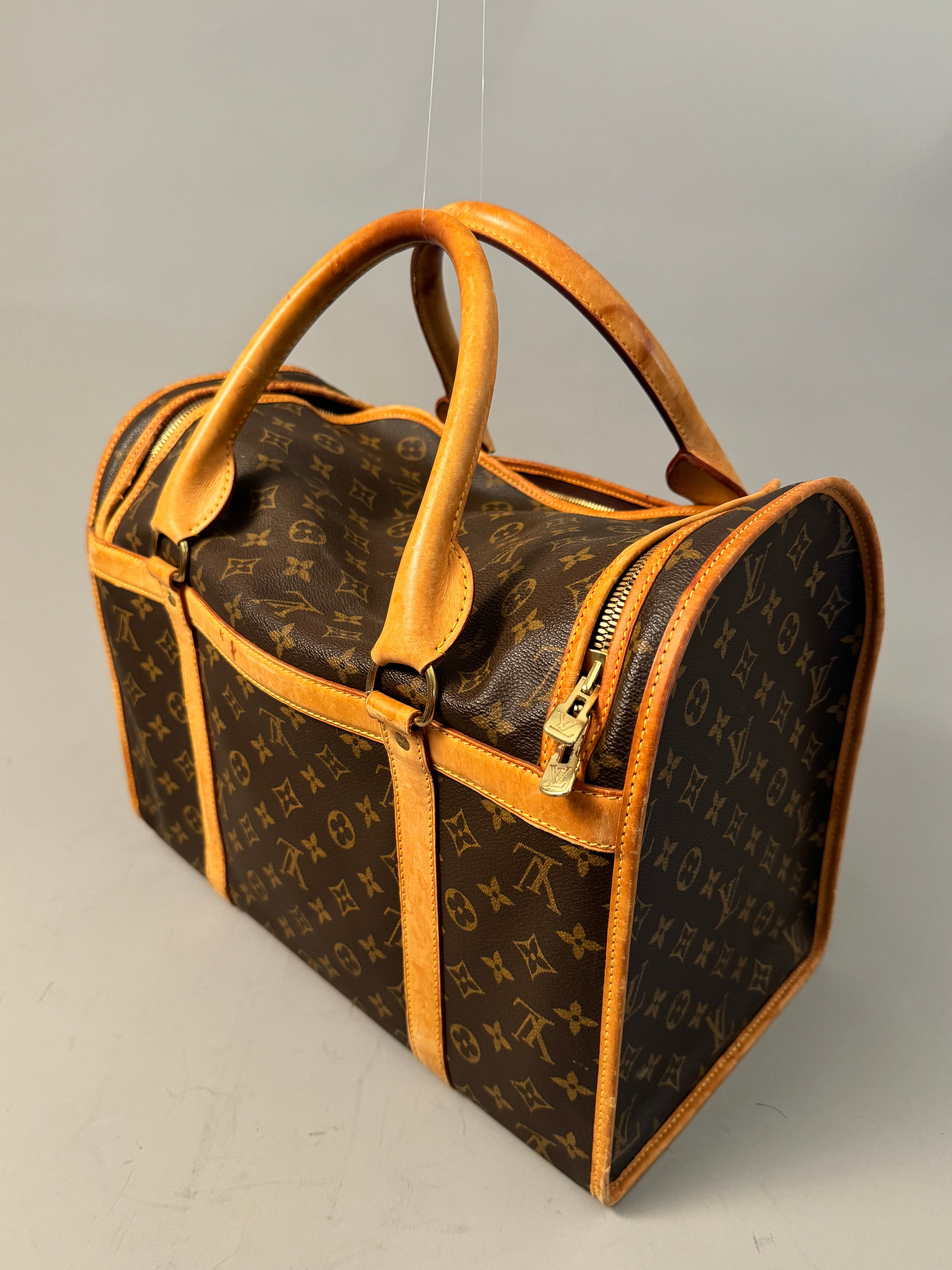 10184 Authentic Pre-loved Louis Vuitton Sac Chien Dog Carrier in Monogram Canvas