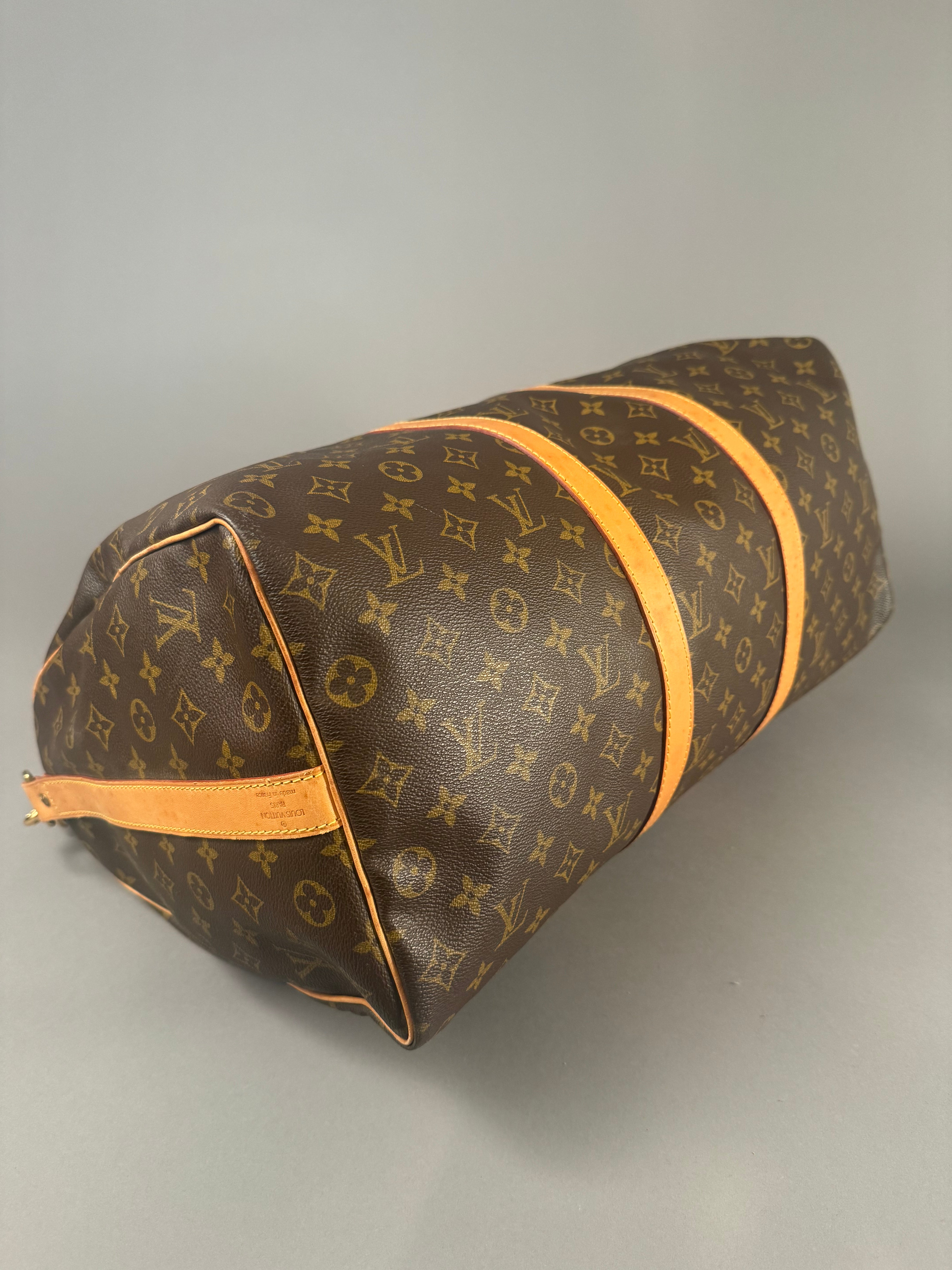 10268 Authentic Pre-loved Louis Vuitton Keepall Bandouliere 50 in Monogram Canvas