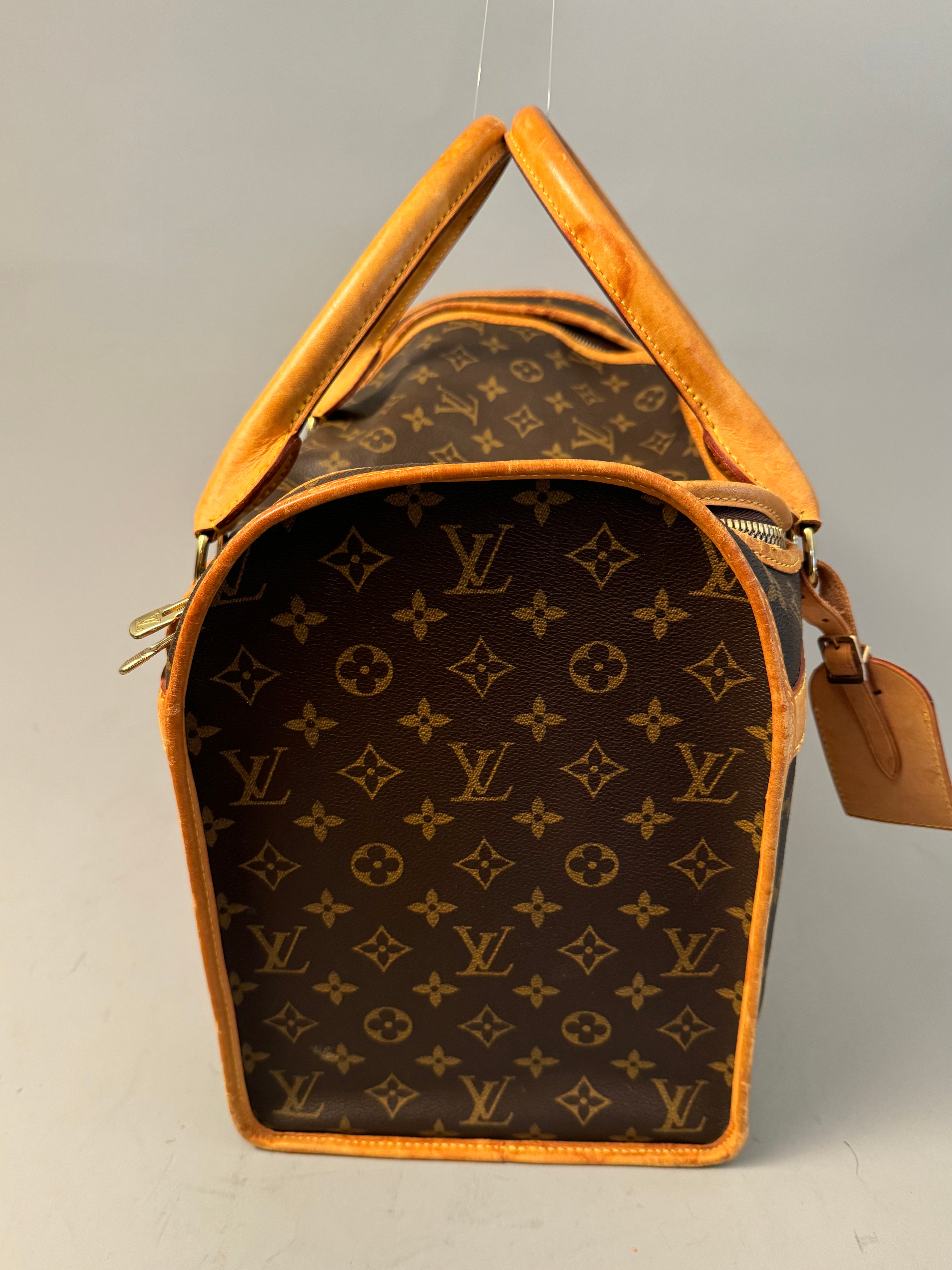 10184 Authentic Pre-loved Louis Vuitton Sac Chien Dog Carrier in Monogram Canvas