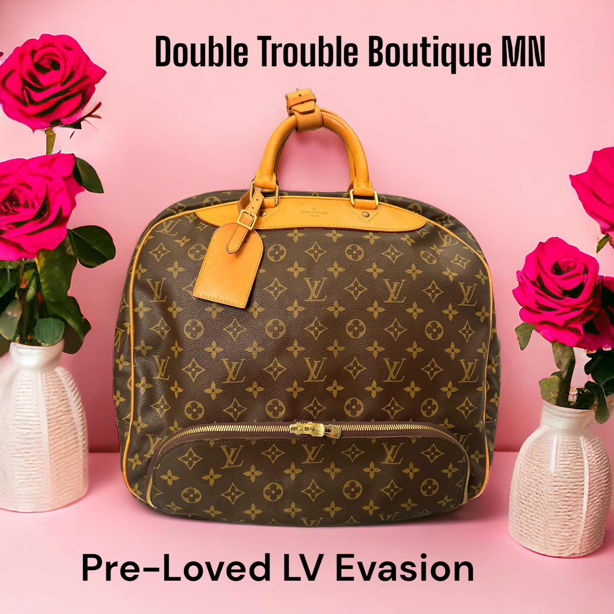 10286 Authentic Pre-loved Louis Vuitton Evasion Monogram