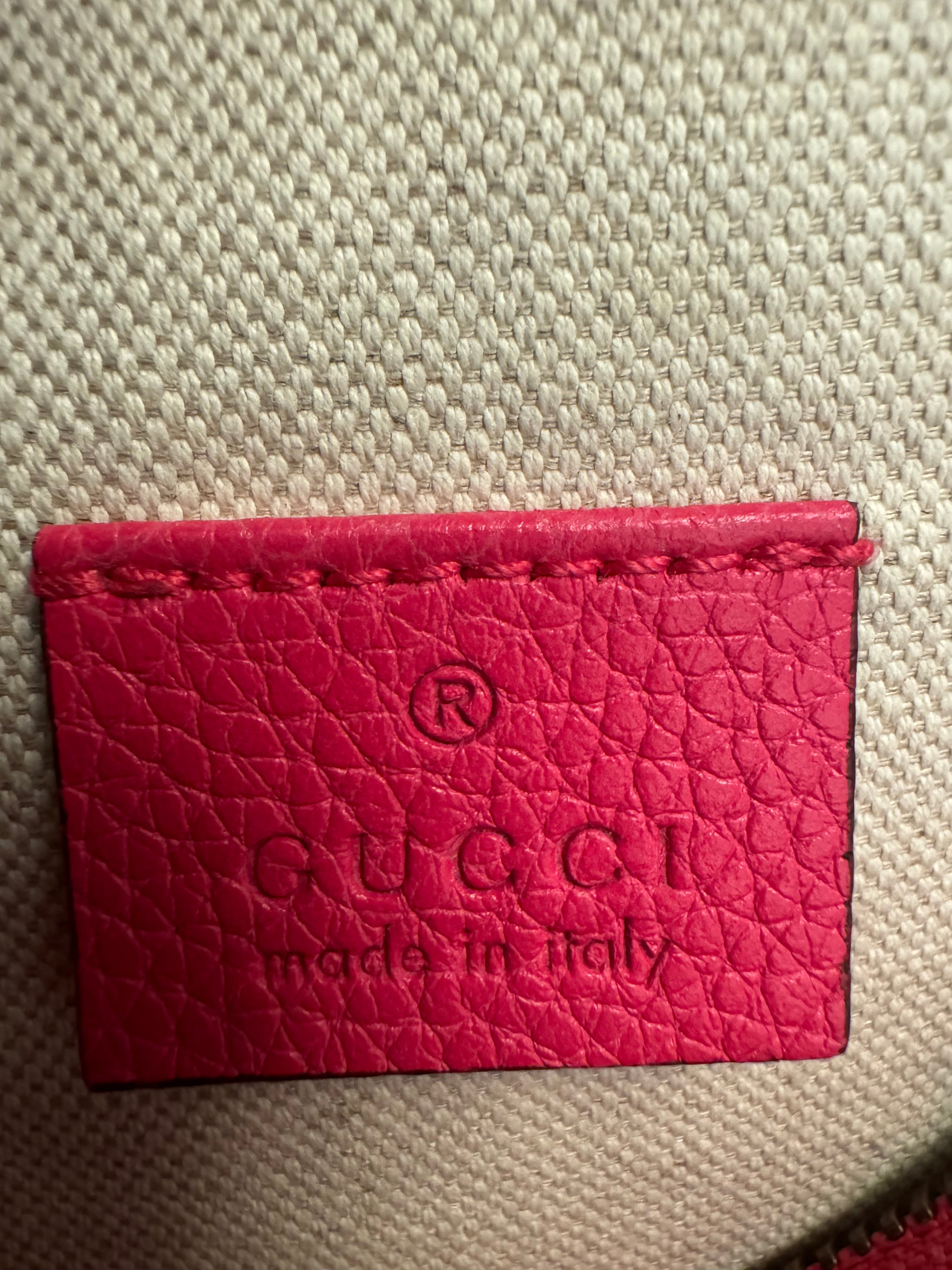 10228 Authentic Pre-Loved Gucci Bumbag in Pink Leather H024637069