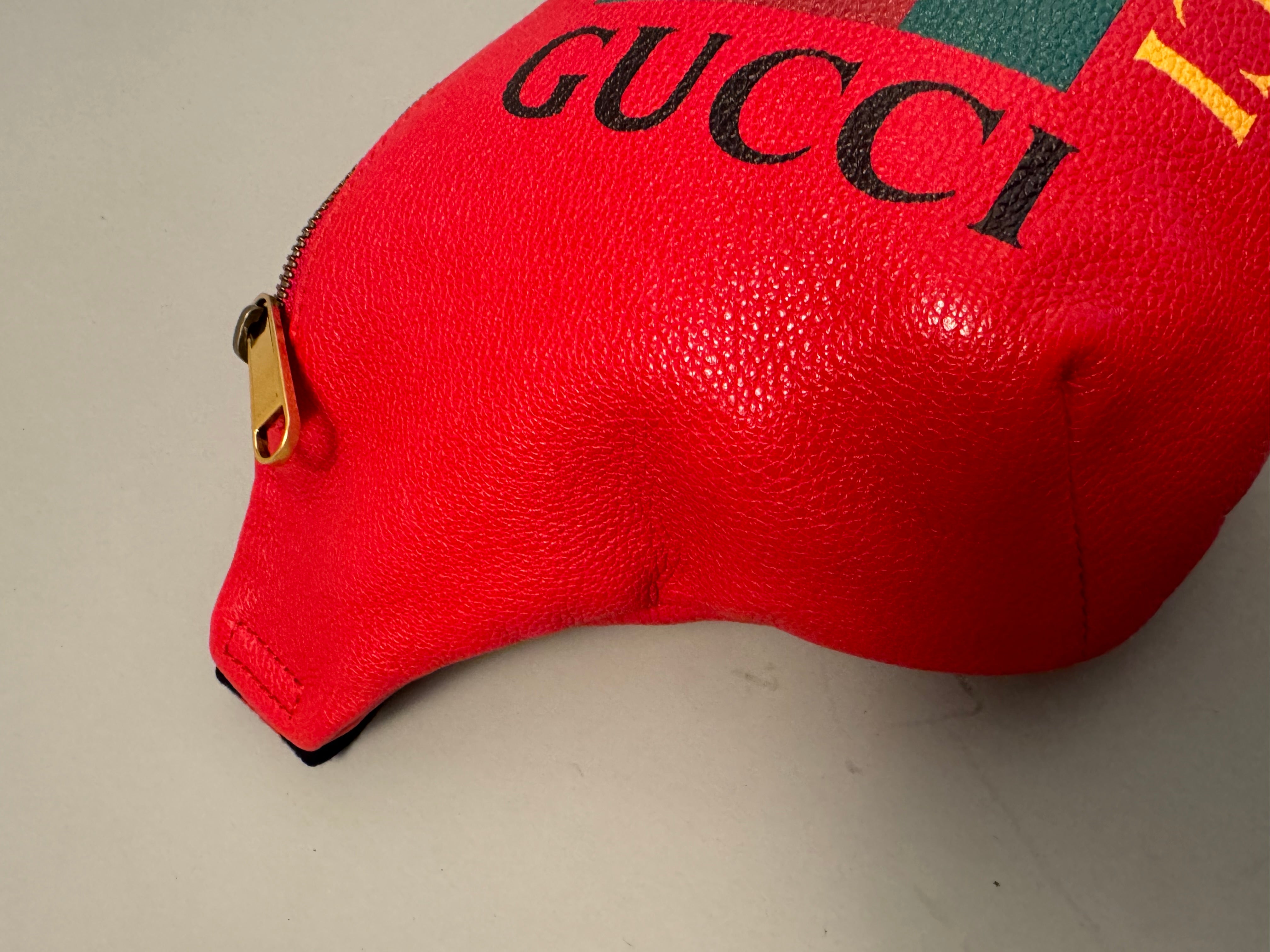 10229 Authentic Pre-Loved Gucci Bumbag in Red Leather H023687211