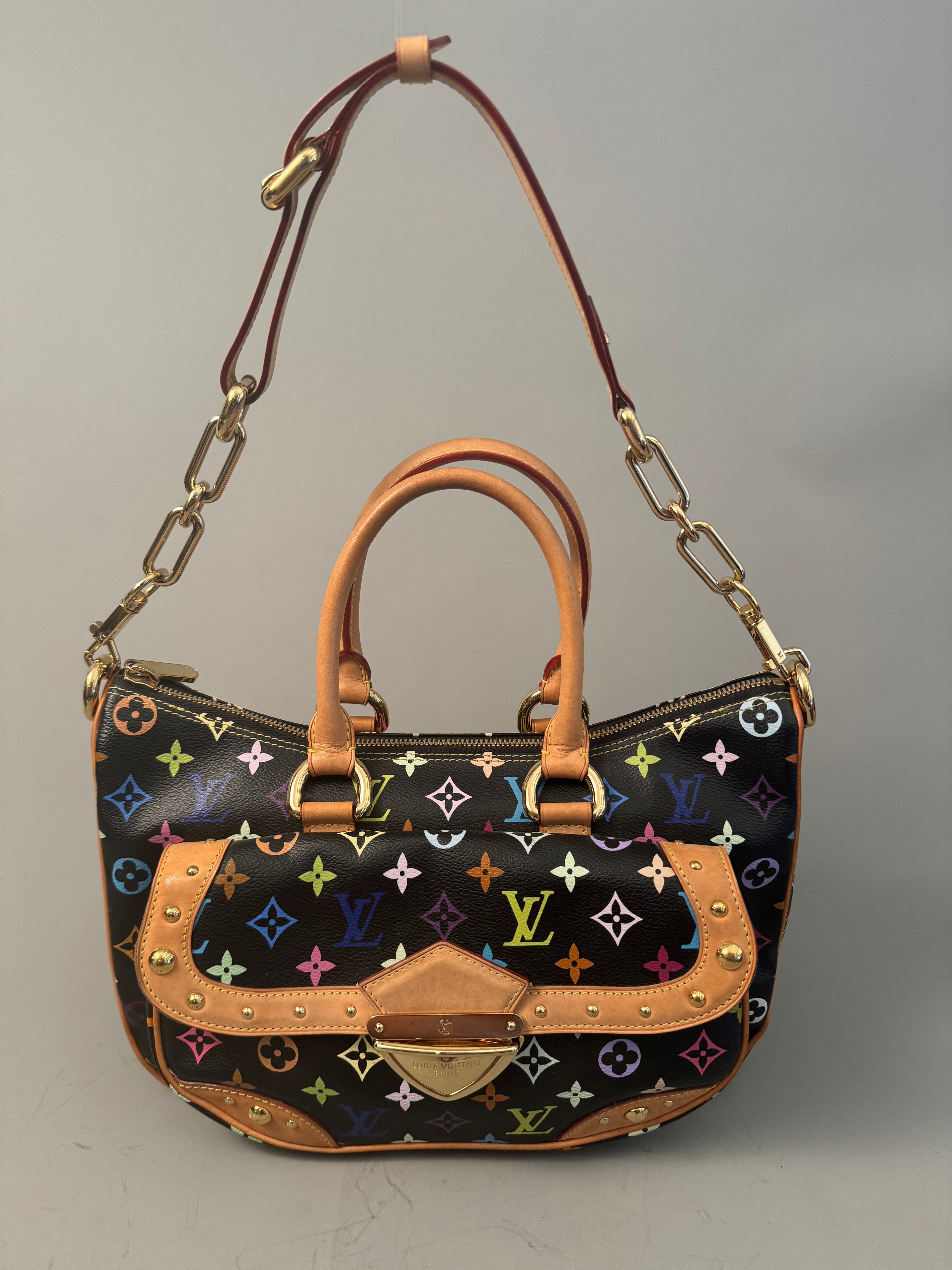 10230 Authentic Pre-loved Louis Vuitton Rita in Black Multicolor Monogram