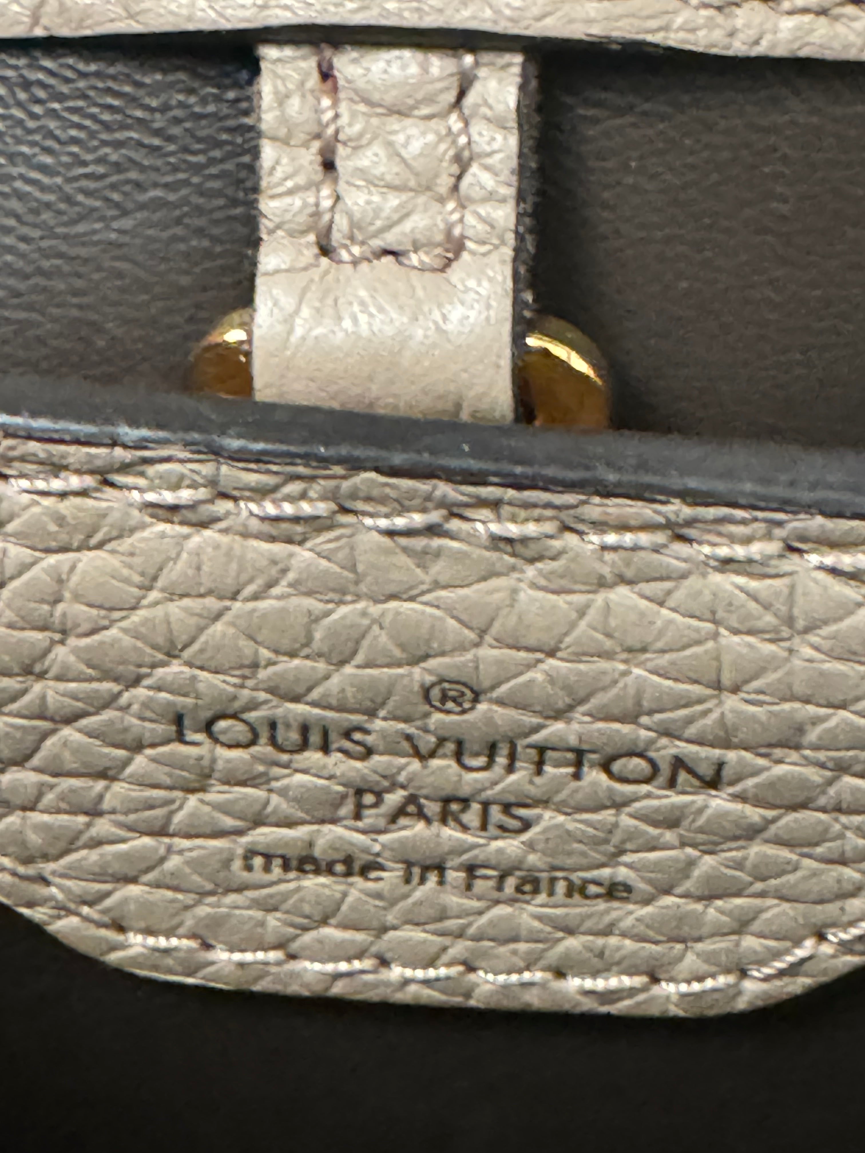 10239 Authentic Pre-Loved Louis Vuitton Capucines BB in Python Tourillon Leather