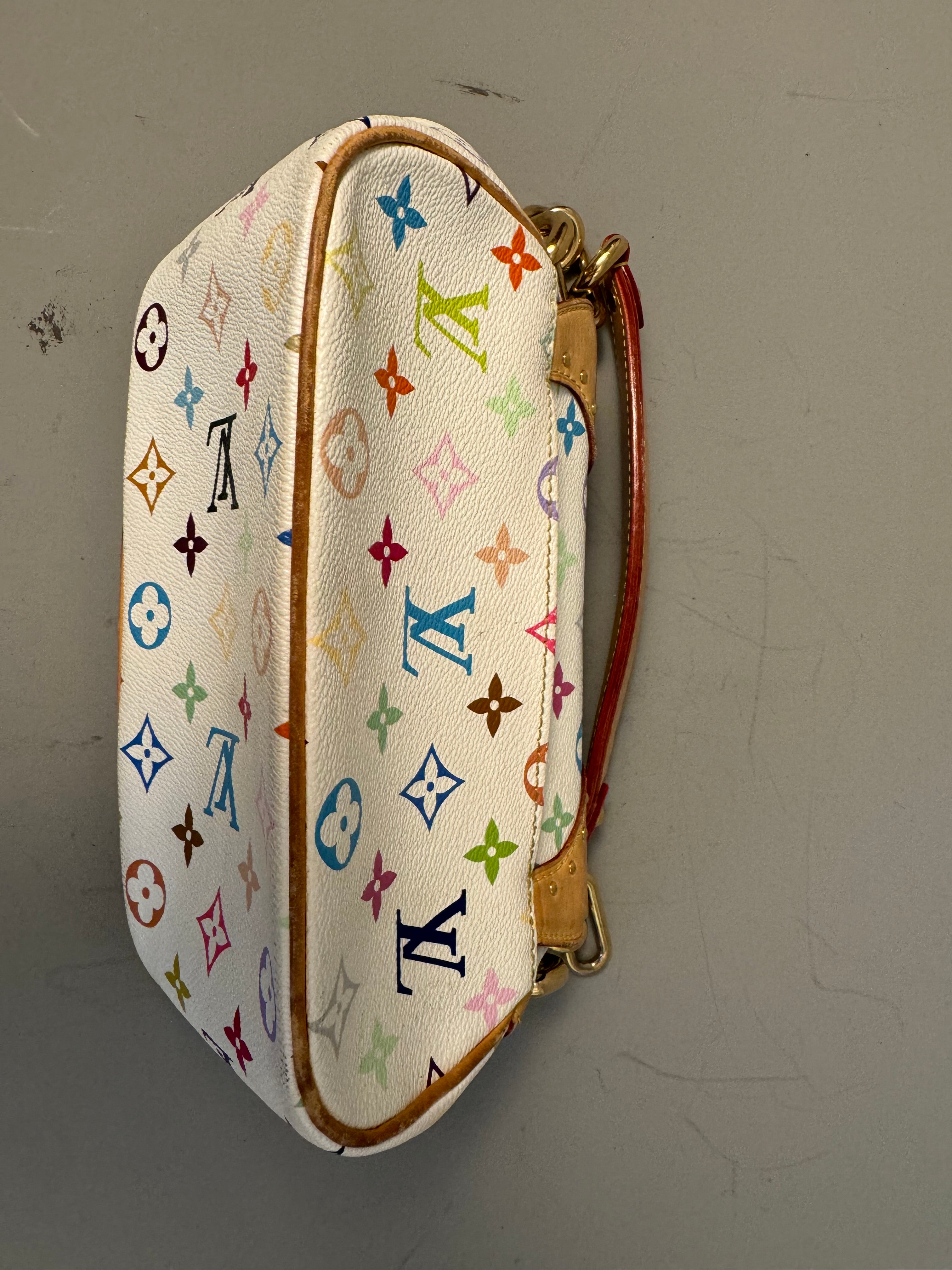 10258 Authentic Pre-loved Louis Vuitton Marilyn in White Multicolor Canvas