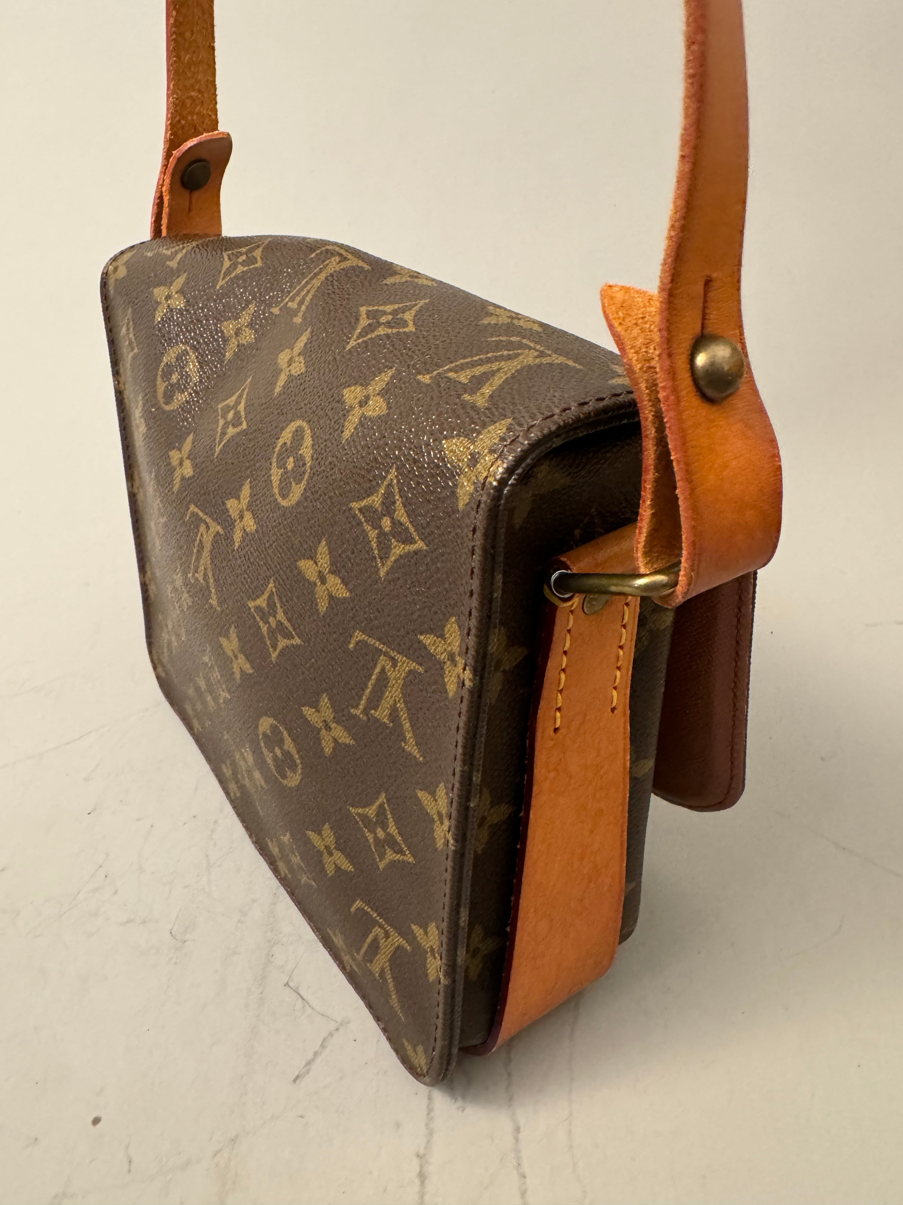 10166 Authentic Pre-loved Louis Vuitton Cartouchiere in Monogram Canvas