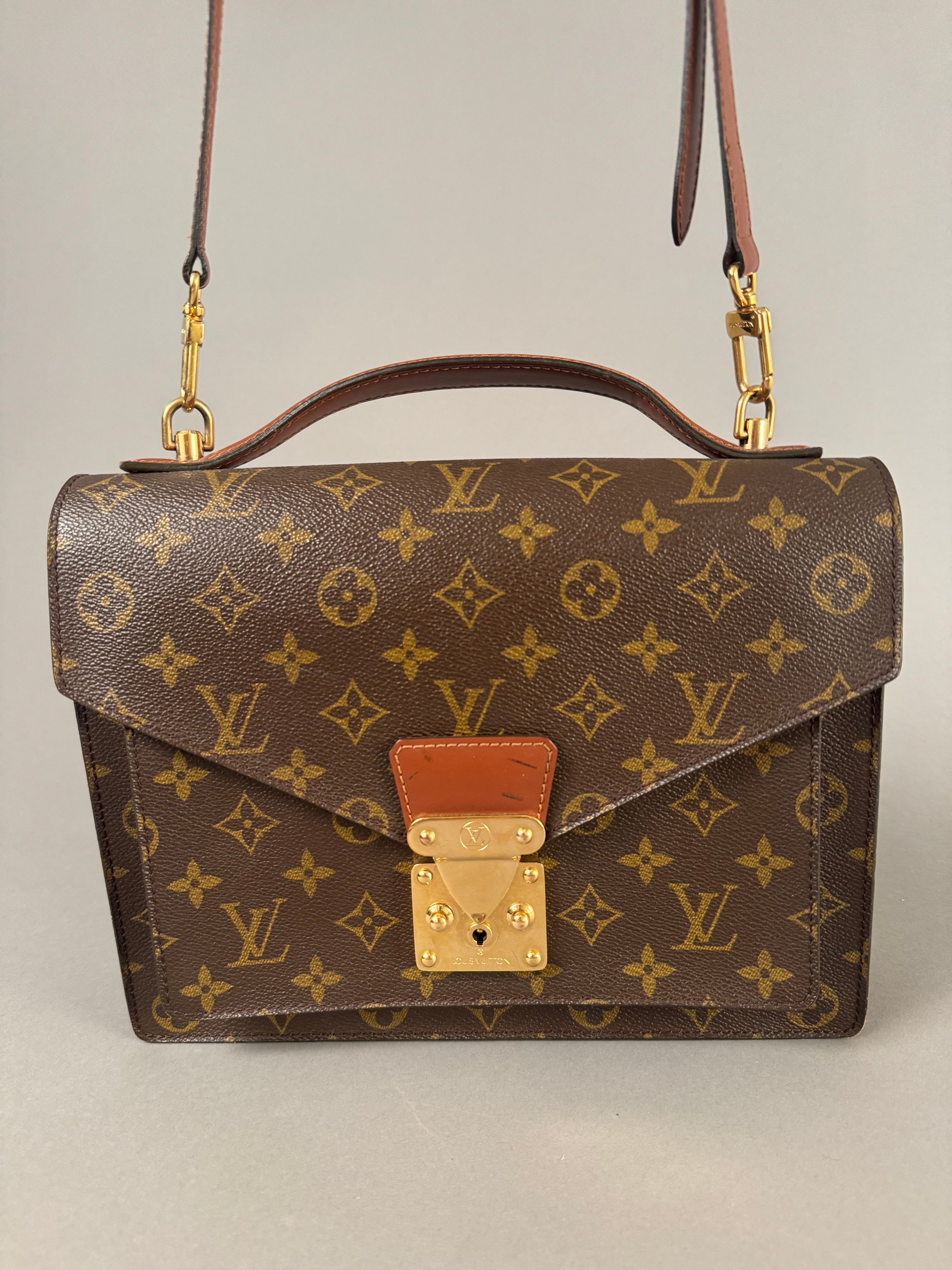 10167 Authentic Pre-loved Louis Vuitton Monceau in Monogram Canvas Needs to be Fixed*