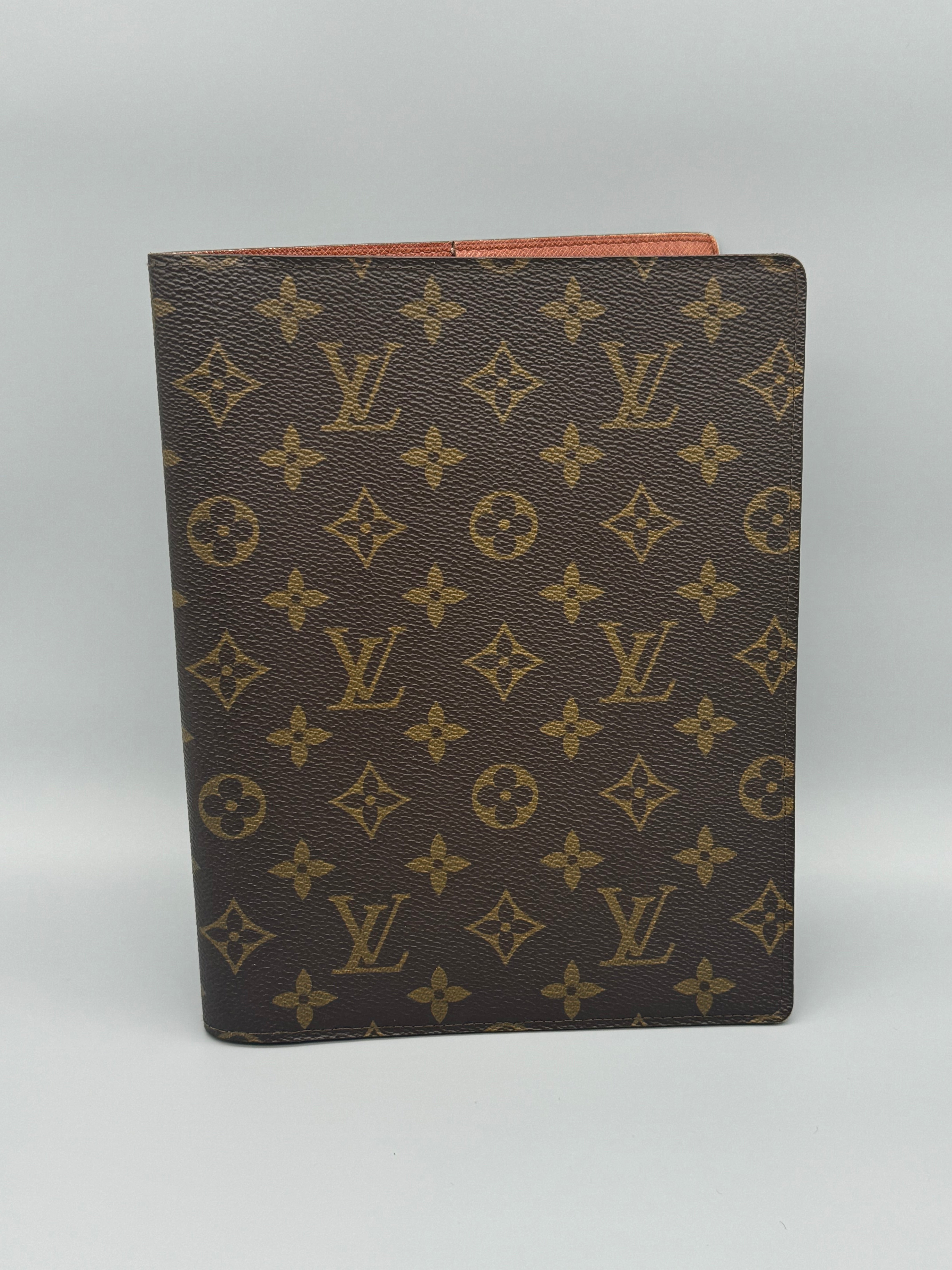 10051 Authentic Pre-loved Louis Vuitton Notebook Cover in Monogram Canvas