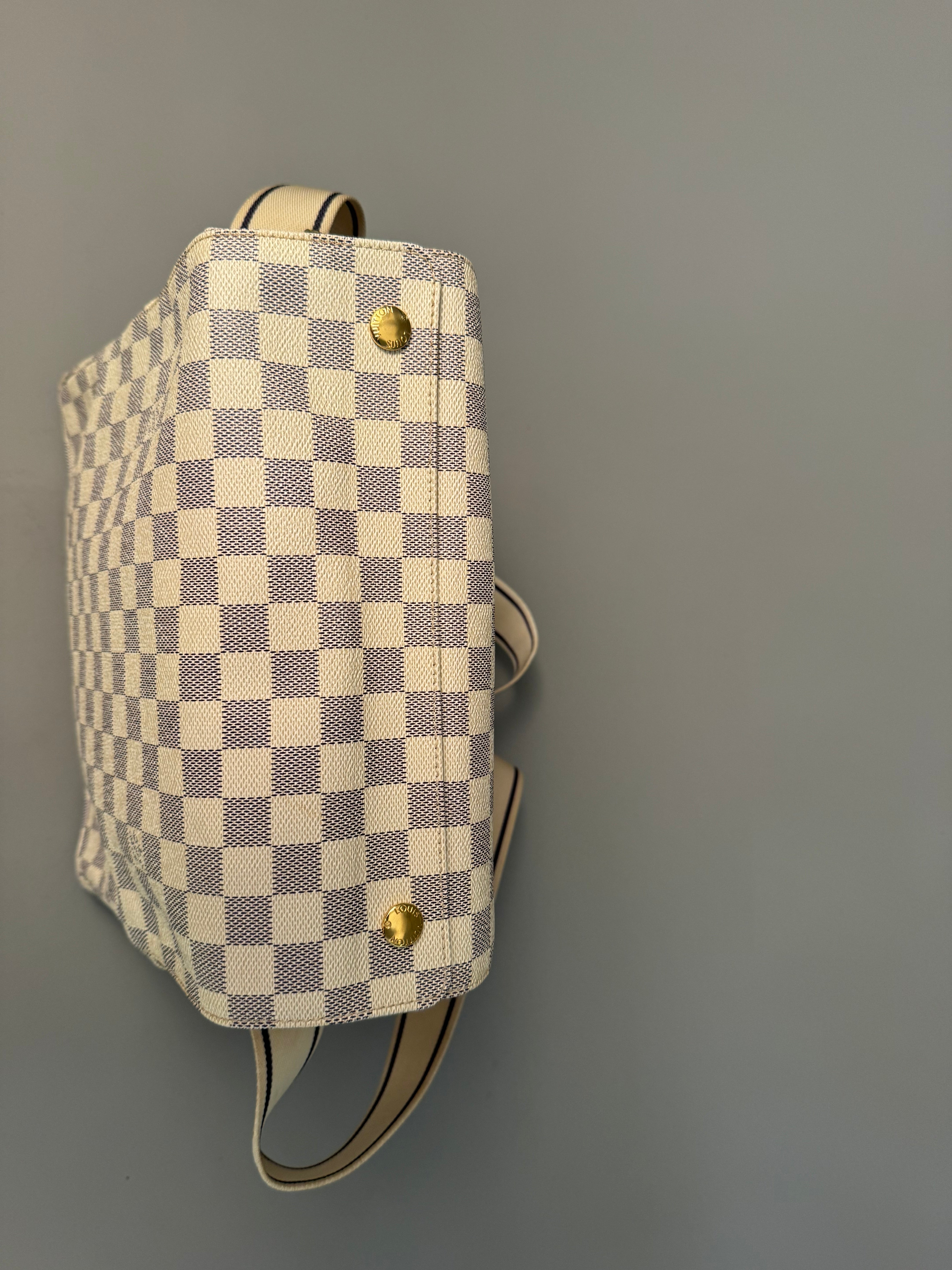 10053 Authentic Pre-loved Louis Vuitton Naviglio In Damier Azur Canvas