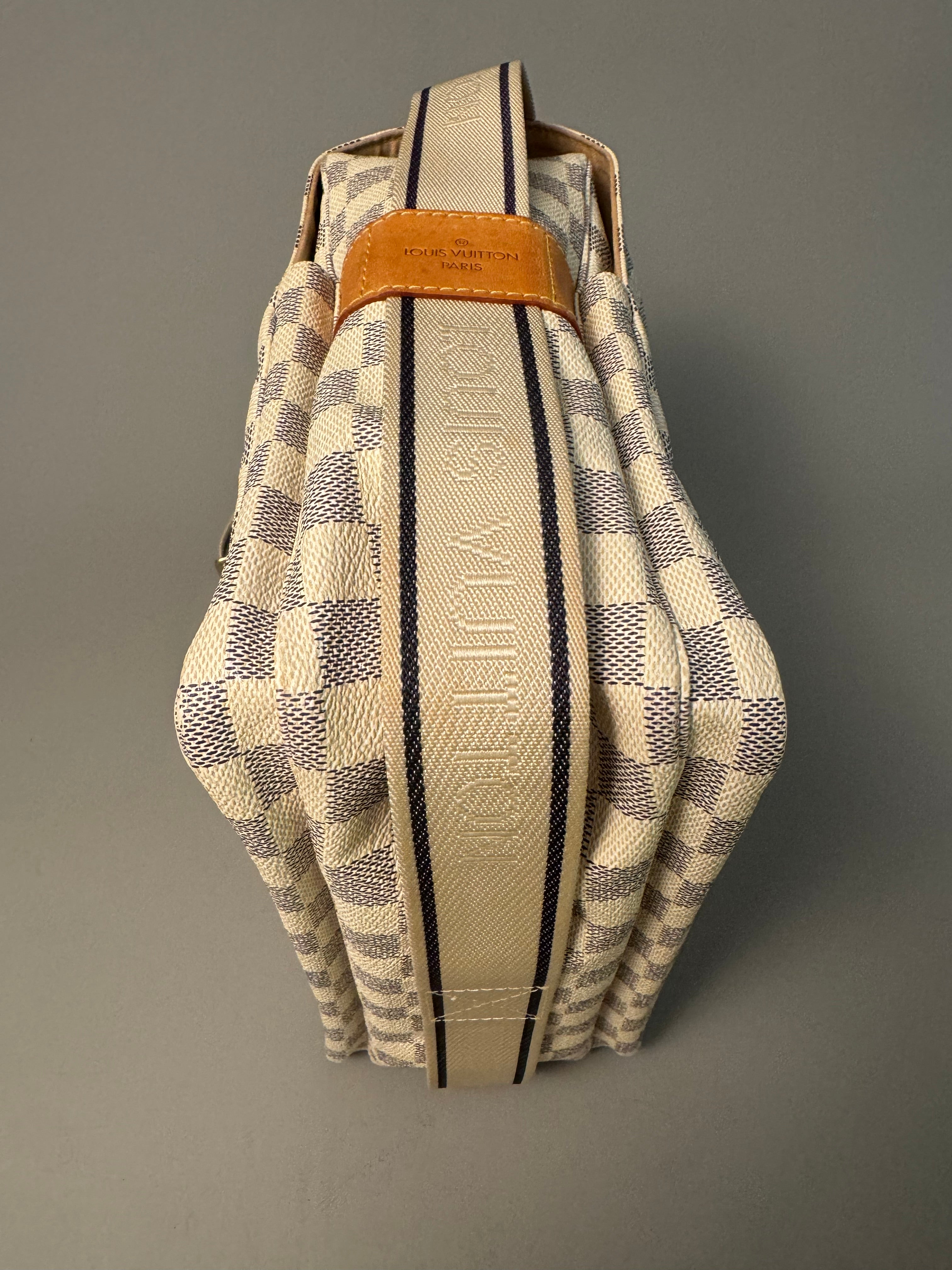 10053 Authentic Pre-loved Louis Vuitton Naviglio In Damier Azur Canvas